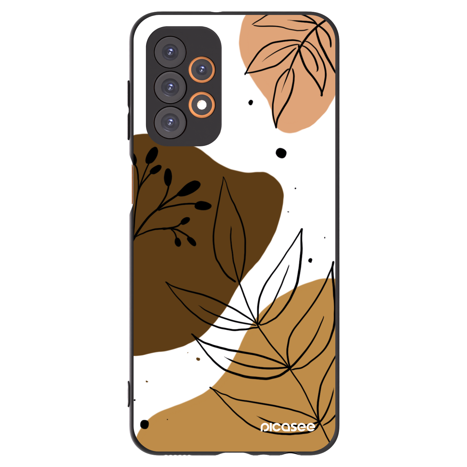 Picasee Samsung Galaxy A23 A235F 4G Hülle - Schwarzes Silikon - Boho style