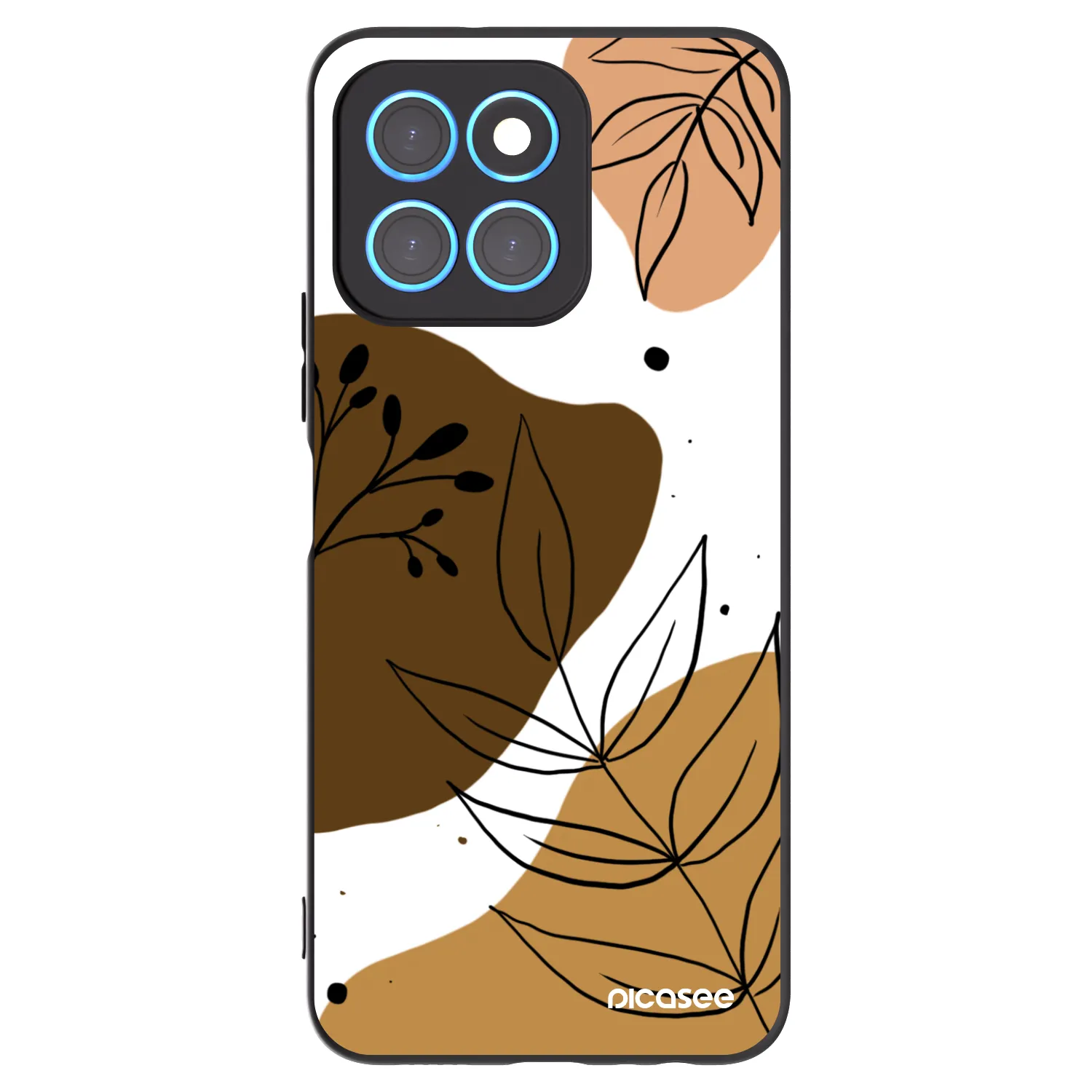 Picasee Honor X6 Hülle - Schwarzes Silikon - Boho style