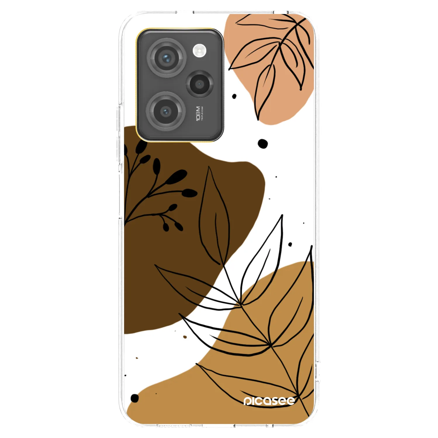 Picasee Xiaomi Poco X5 Pro Hülle - Schwarzes Silikon - Boho style