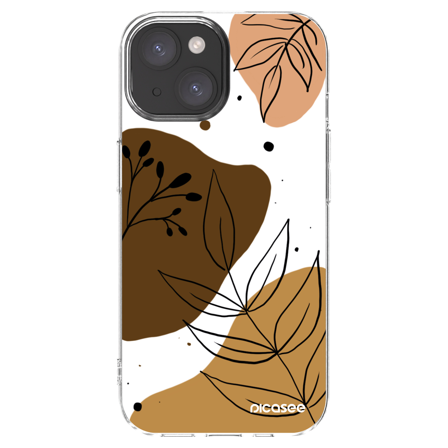 Picasee Apple iPhone 15 Hülle - Transparentes Silikon - Boho style