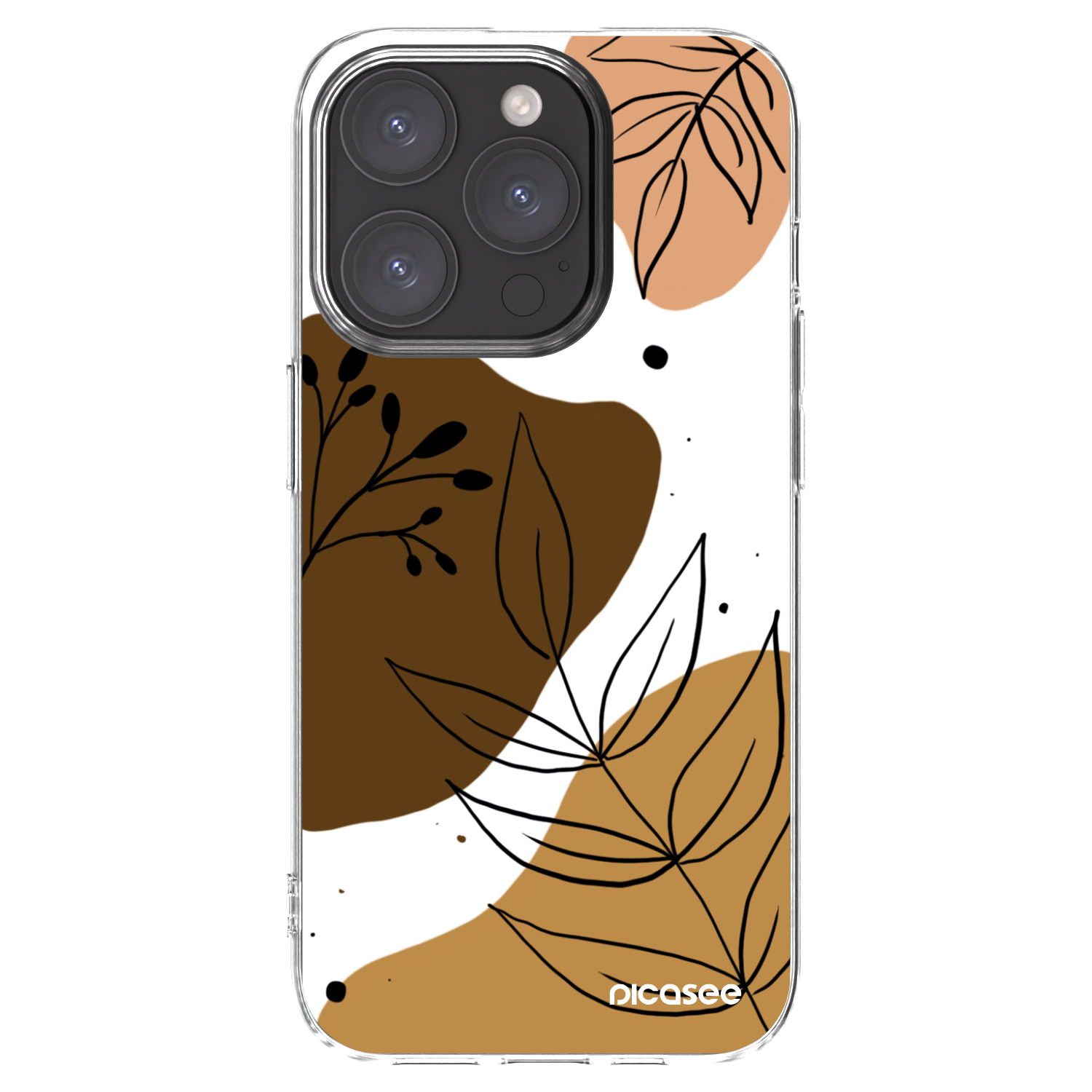 Picasee Apple iPhone 15 Pro Hülle - Transparentes Silikon - Boho style
