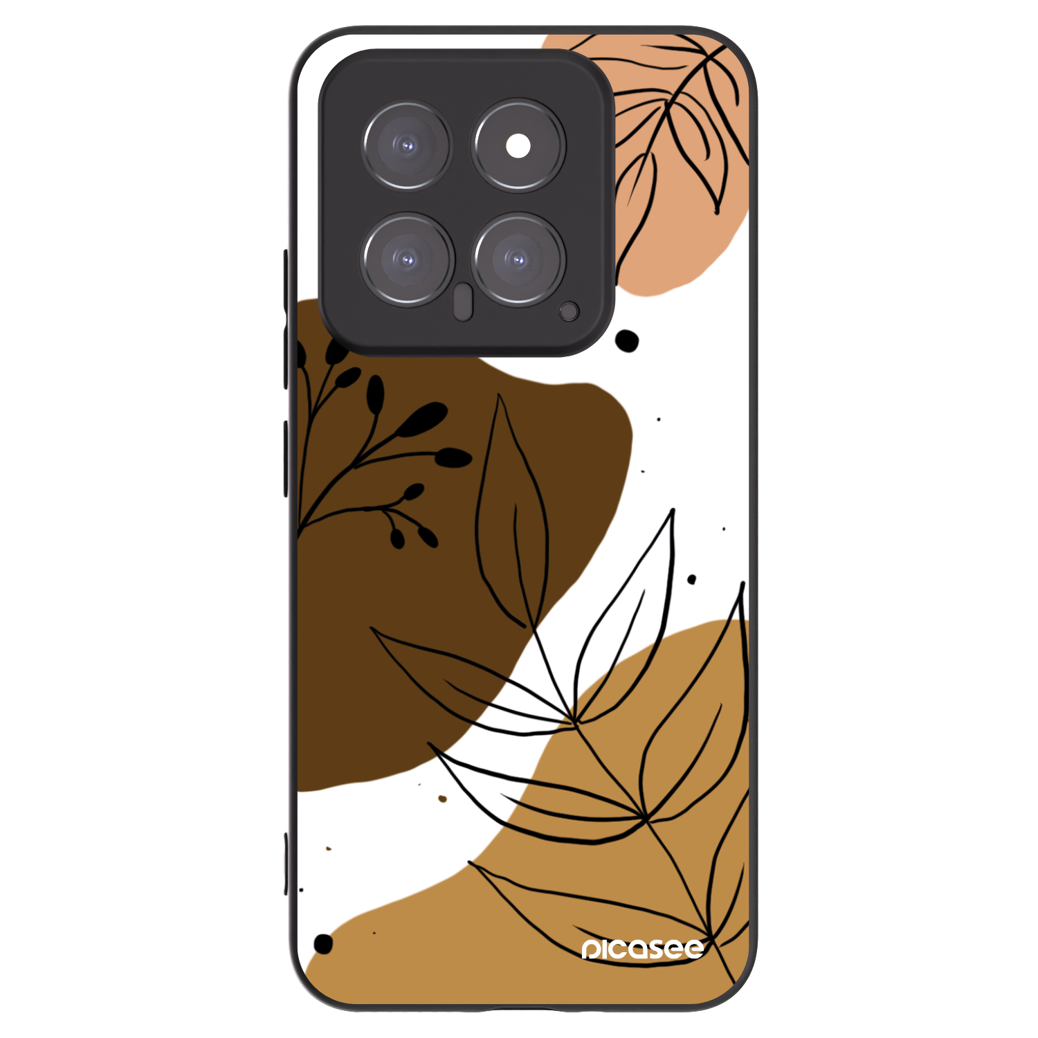 Picasee Xiaomi 14 Hülle - Schwarzes Silikon - Boho style