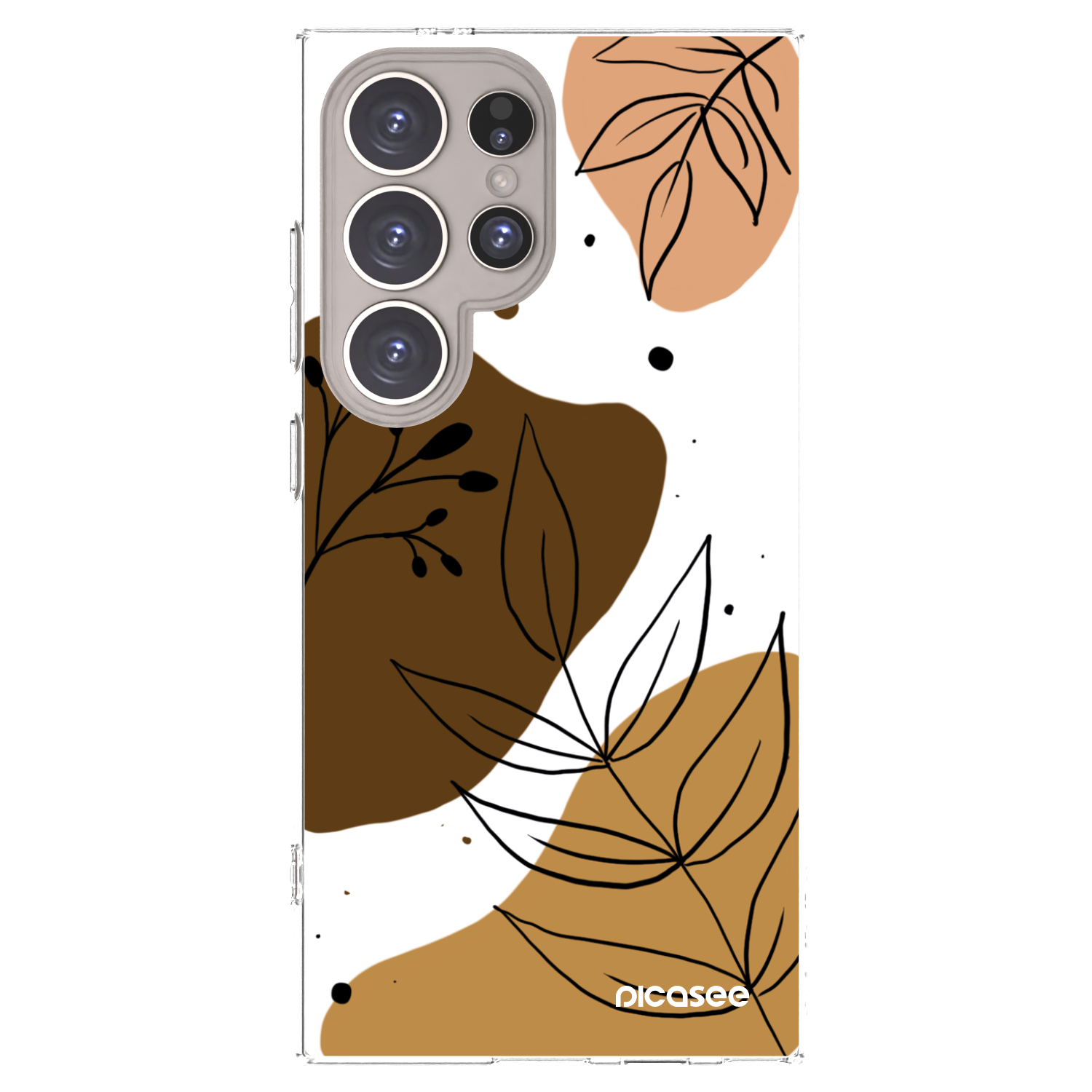 Picasee Samsung Galaxy S24 Ultra S928B 5G Hülle - Transparentes Silikon - Boho style