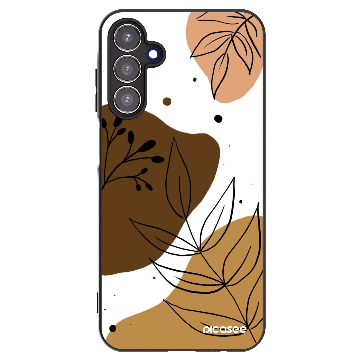 Picasee Samsung Galaxy A15 A155F 4G Hülle - Schwarzes Silikon - Boho style
