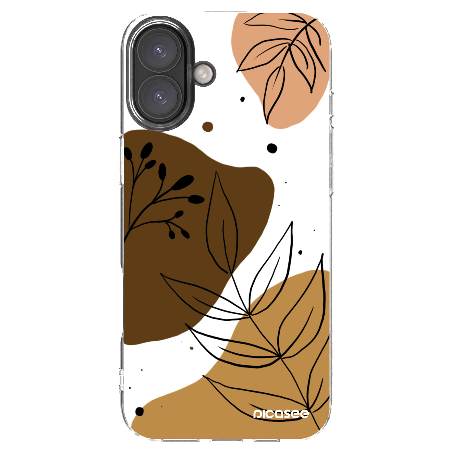 Picasee Apple iPhone 16 Plus Hülle - Transparentes Silikon - Boho style