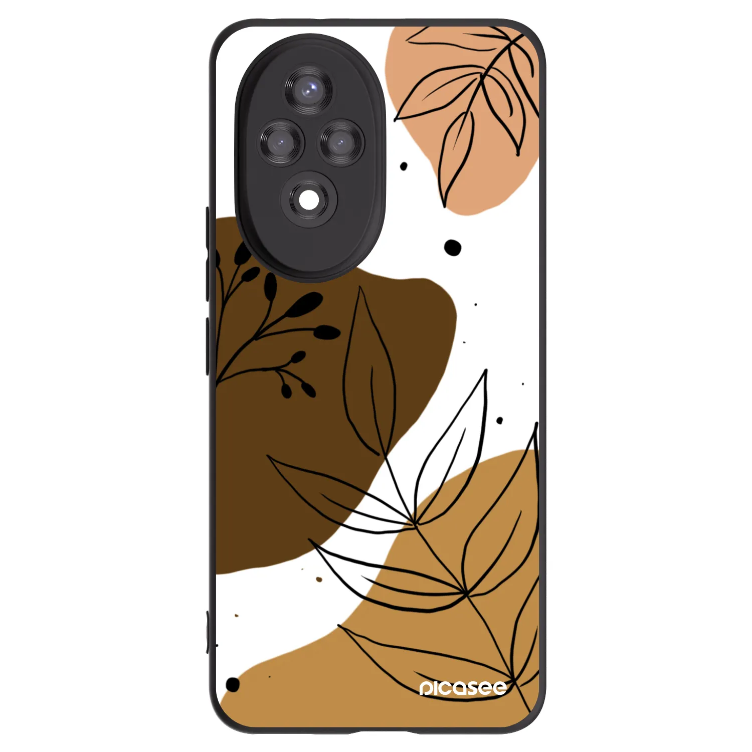 Picasee Honor 200 Pro 5G Hülle - Schwarzes Silikon - Boho style