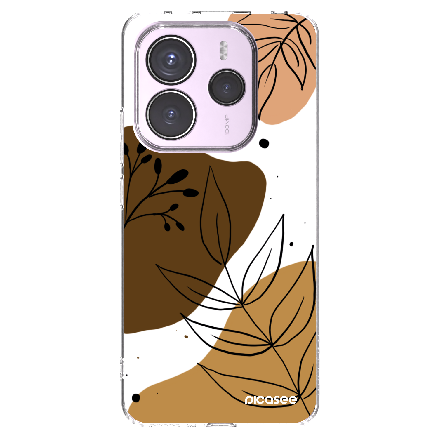Picasee Xiaomi Redmi Note 14 5G Hülle - Transparentes Silikon - Boho style