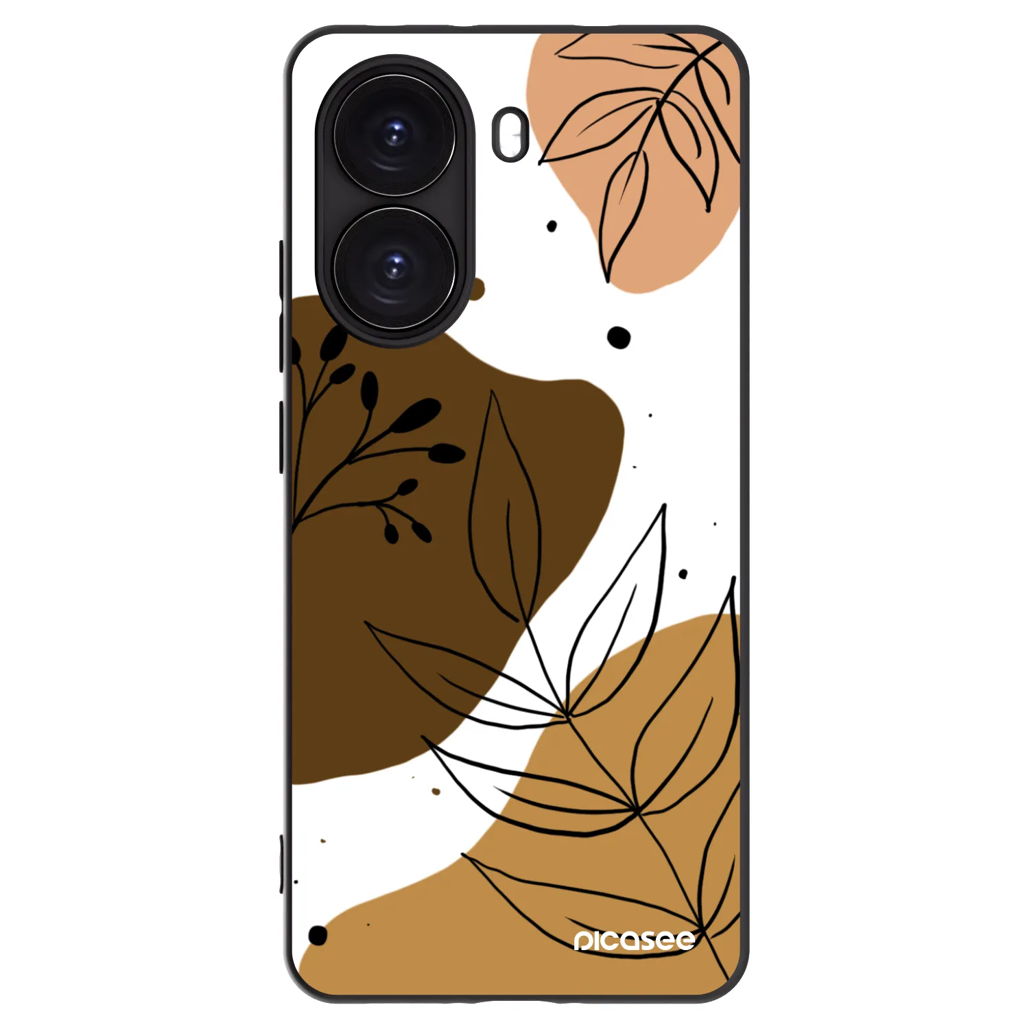 Picasee Xiaomi Poco X7 Pro 5G Hülle - Schwarzes Silikon - Boho style
