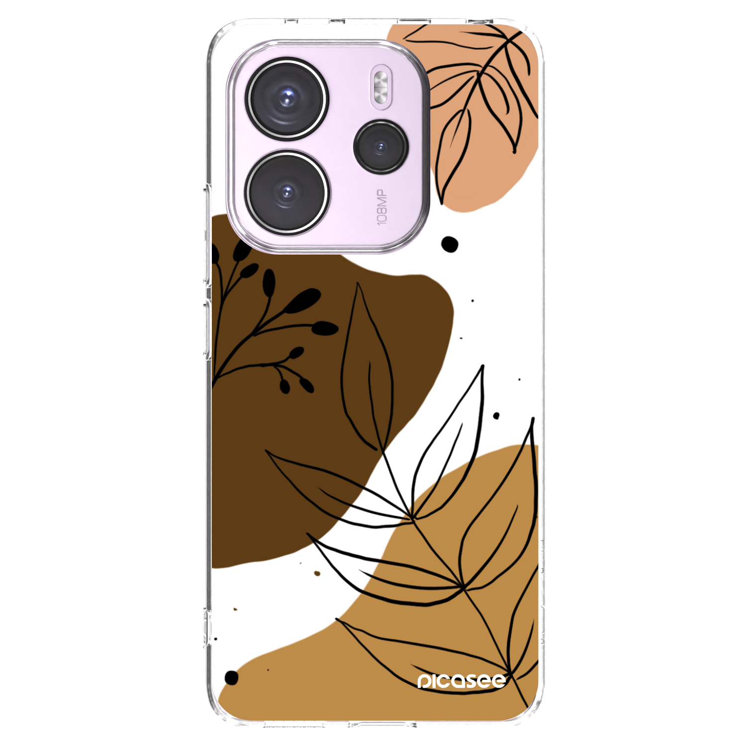Picasee Xiaomi Redmi Note 14 4G Hülle - Transparentes Silikon - Boho style