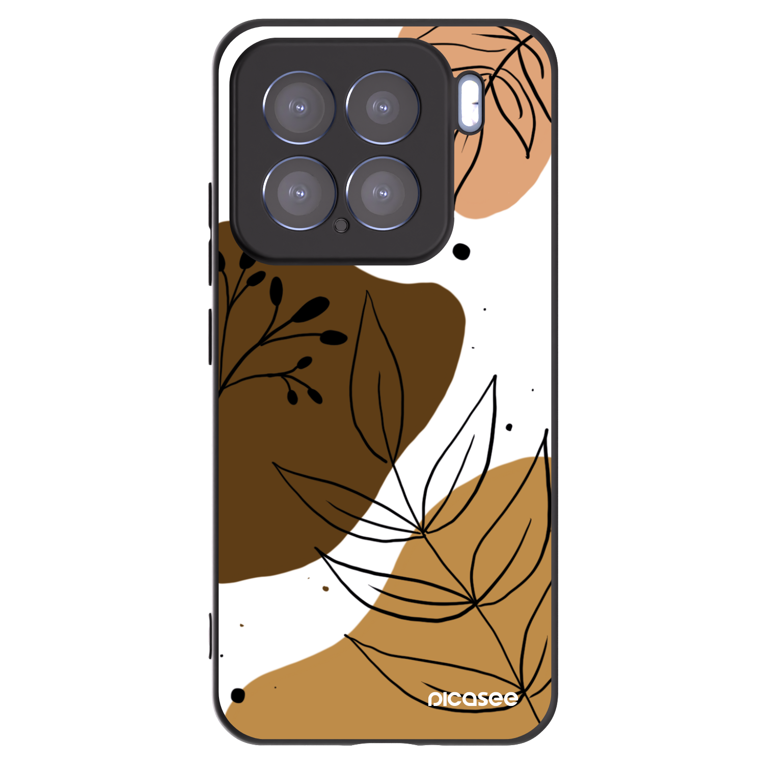 Picasee Xiaomi 15 Hülle - Schwarzes Silikon - Boho style