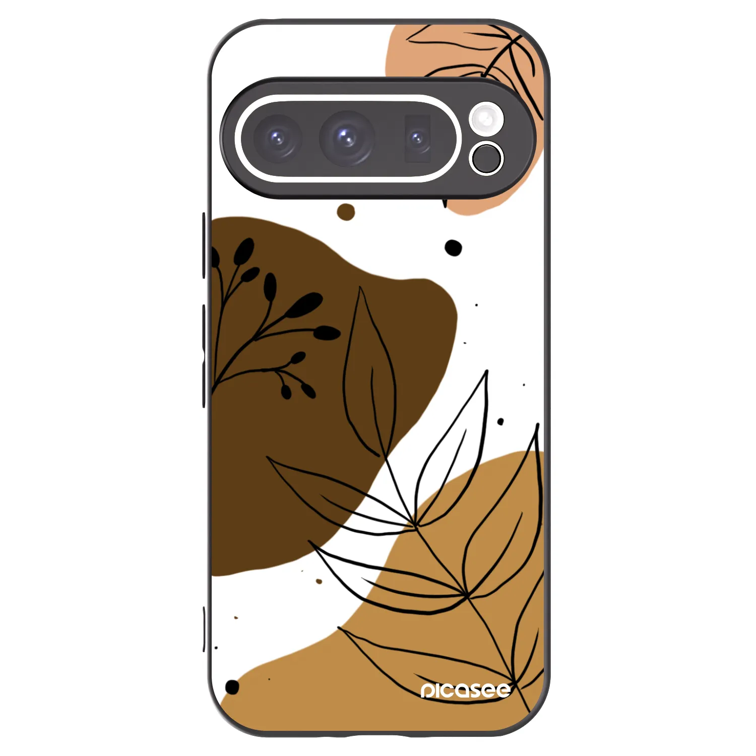 Picasee Google Pixel 9 Pro Hülle - Schwarzes Silikon - Boho style