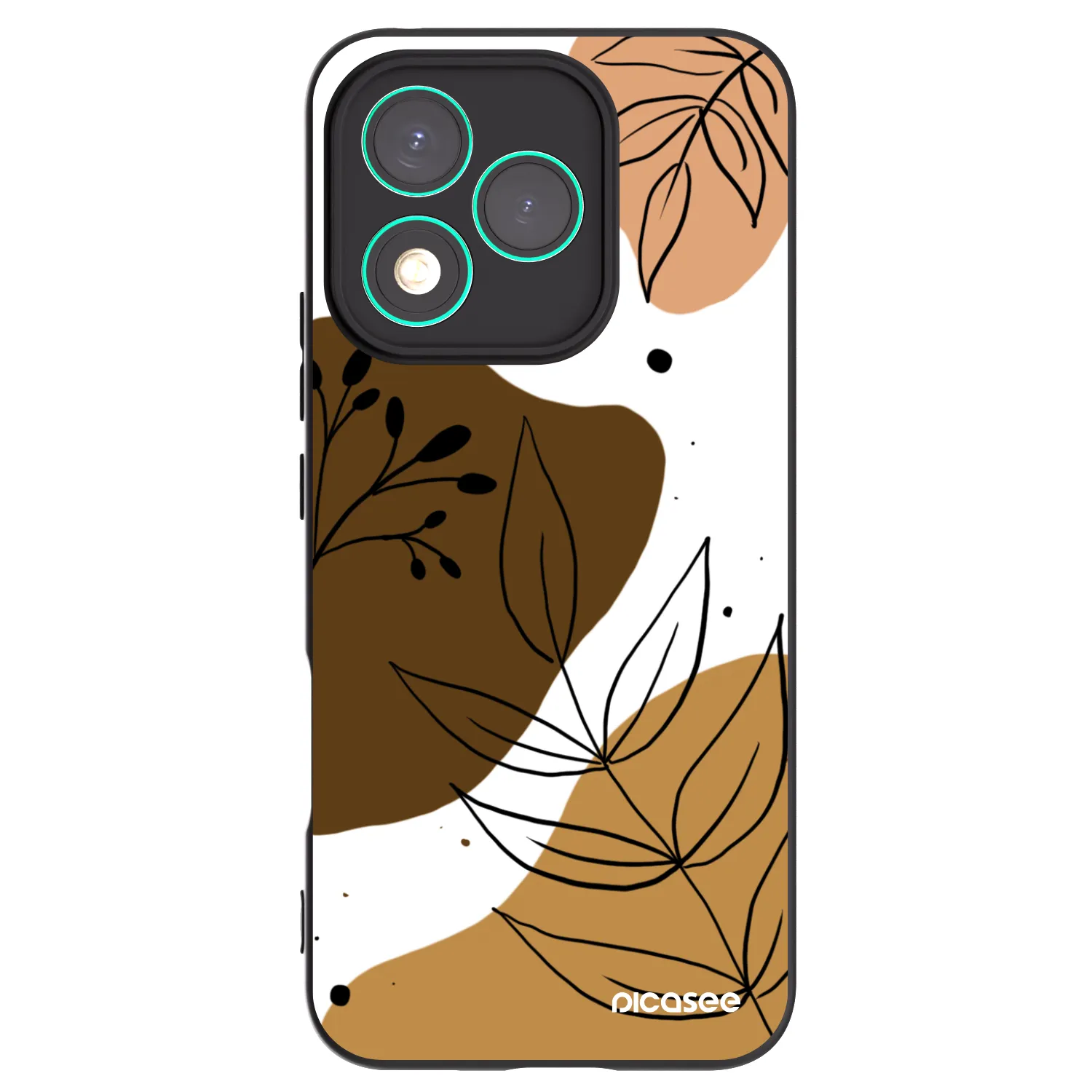 Picasee Honor 400 Lite 5G Hülle - Schwarzes Silikon - Boho style