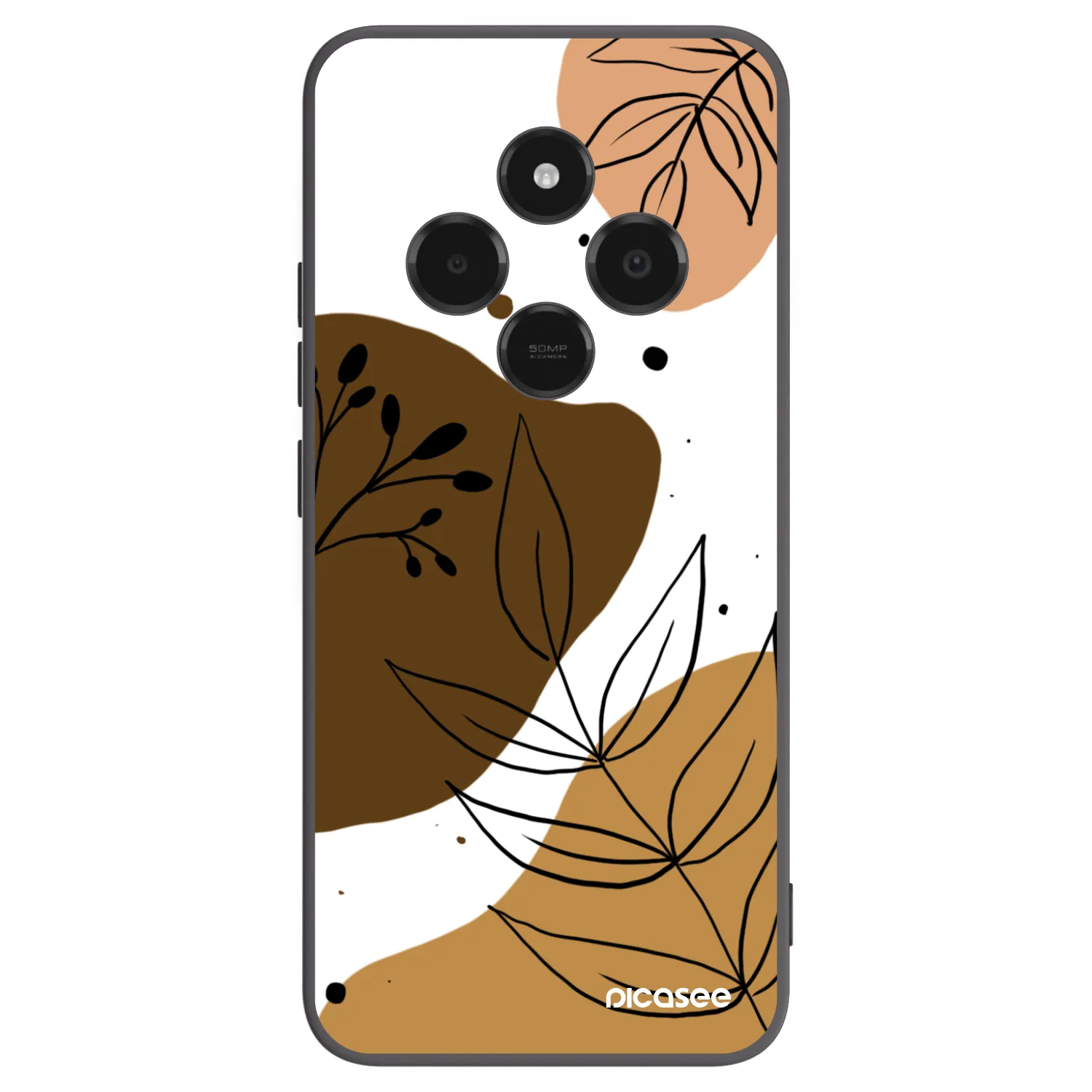 Picasee Xiaomi Poco C75 Hülle - Schwarzes Silikon - Boho style