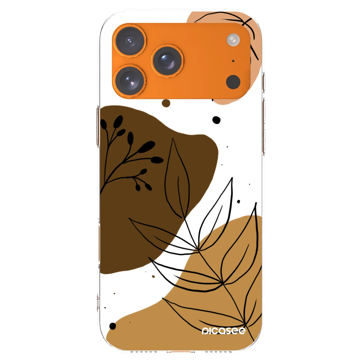 Picasee Apple iPhone 17 Pro Max Hülle - Transparentes Silikon - Boho style