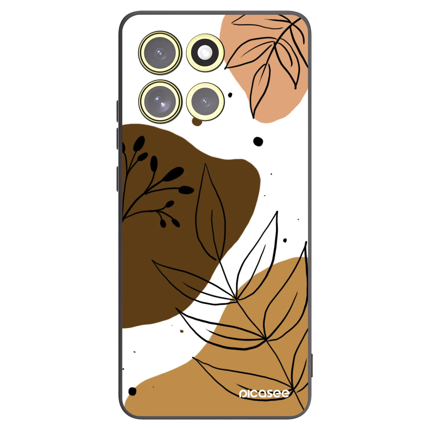 Picasee Motorola Moto G86 5G Hülle - Schwarzes Silikon - Boho style