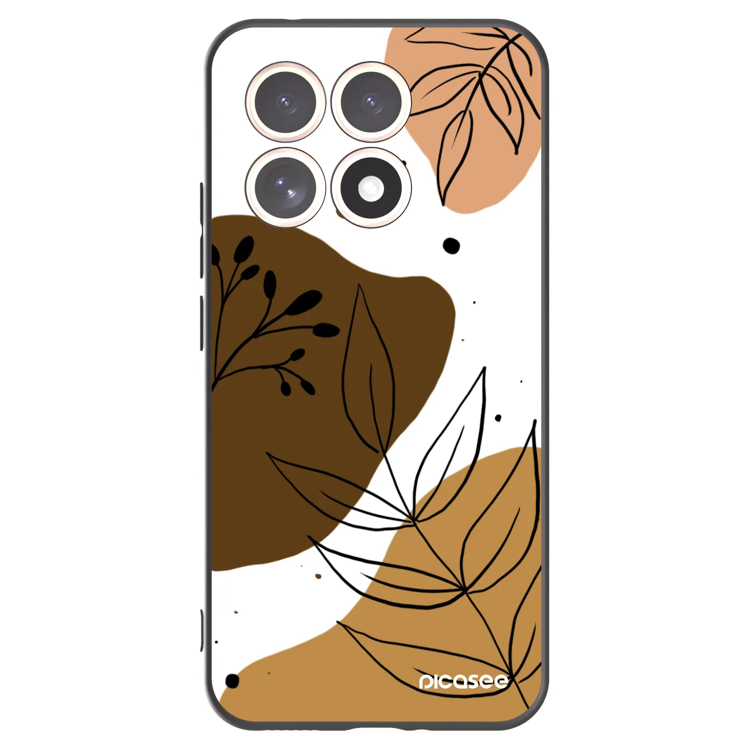 Picasee Xiaomi 15T Hülle - Schwarzes Silikon - Boho style