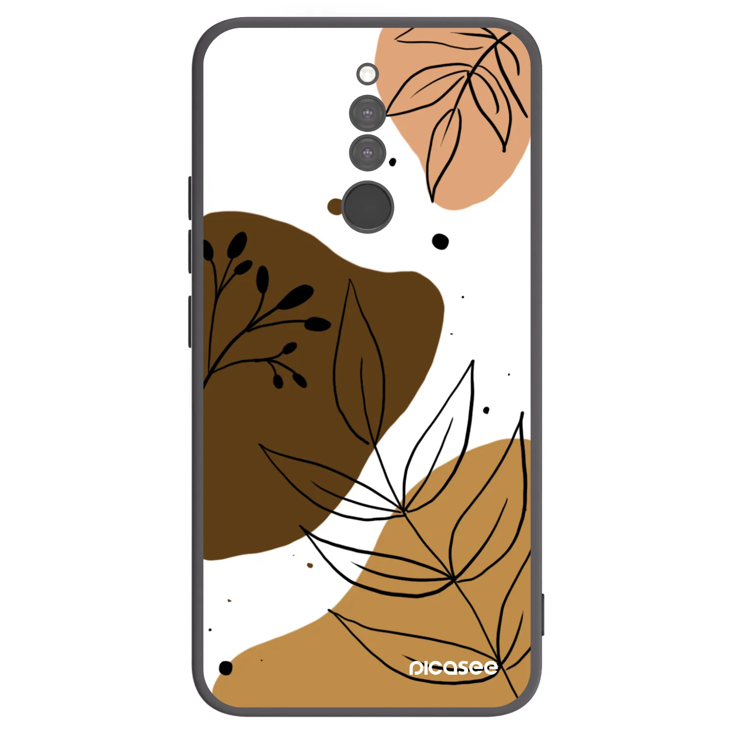 Picasee Xiaomi Redmi 8 Hülle - Schwarzes Silikon - Boho style