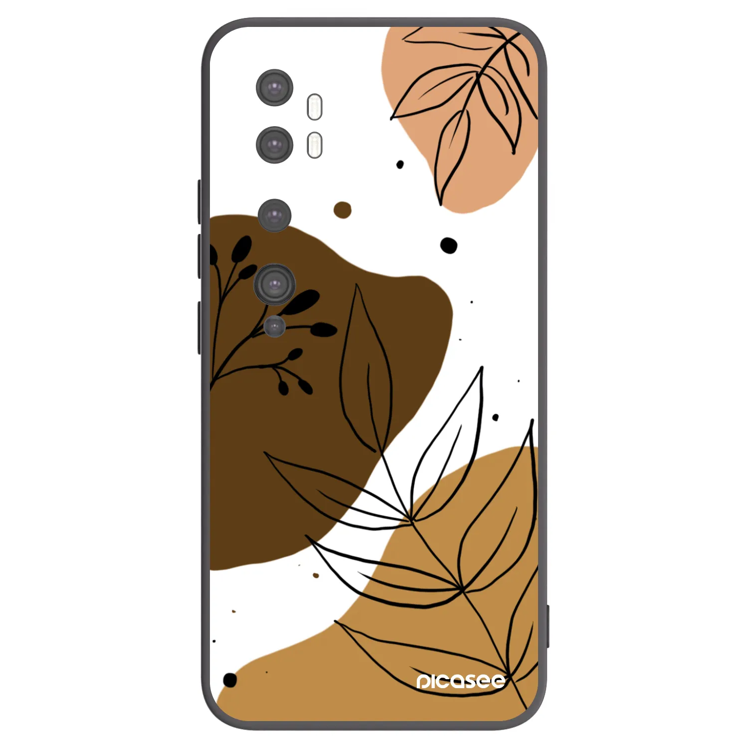 Picasee Xiaomi Mi Note 10 (Pro) Hülle - Schwarzes Silikon - Boho style