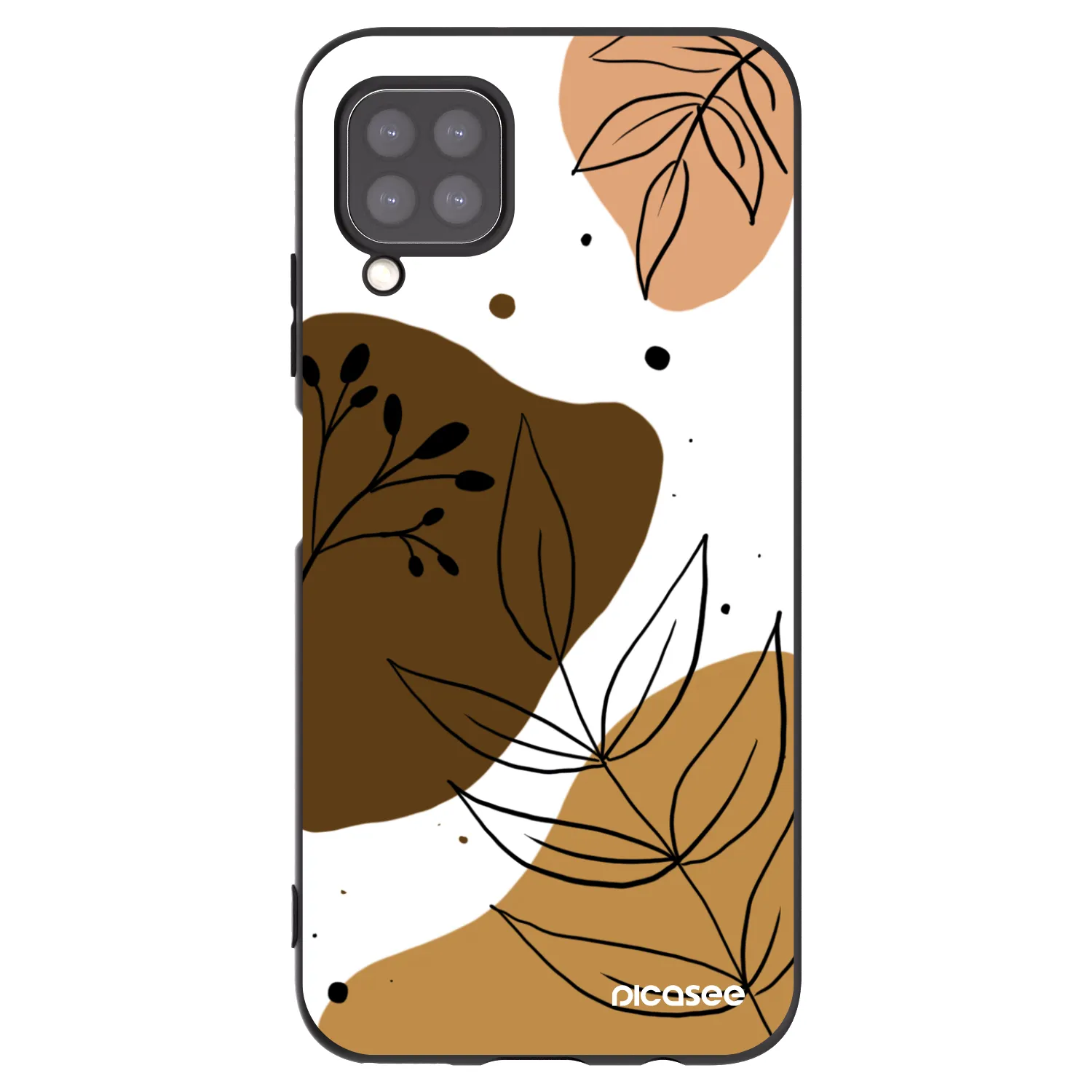 Picasee Huawei P40 Lite Hülle - Schwarzes Silikon - Boho style