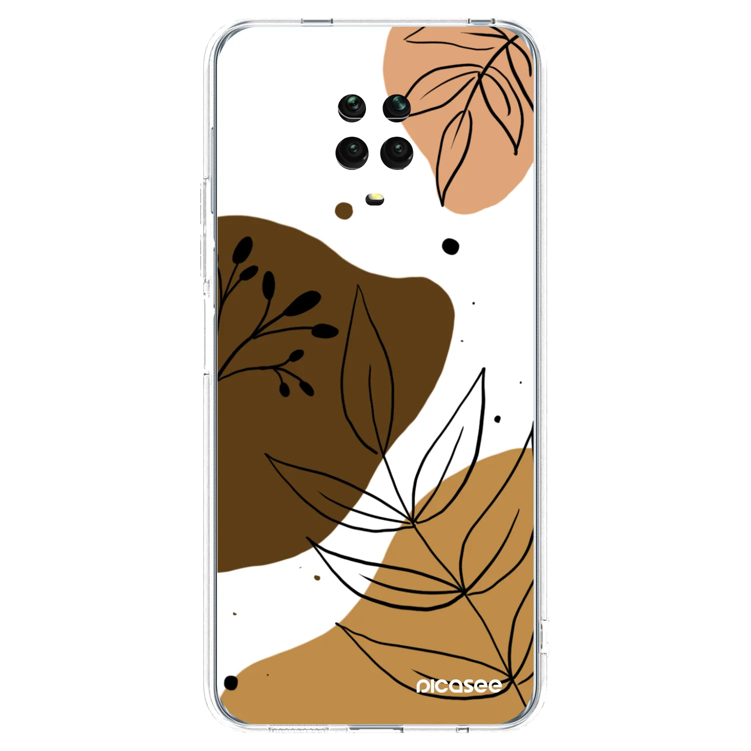 Picasee Xiaomi Redmi Note 9 Pro Hülle - Transparentes Silikon - Boho style