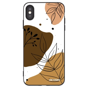 Picasee Apple iPhone XS Max Hülle - Schwarzes Silikon - Boho style
