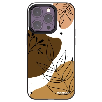 Picasee Apple iPhone 14 Pro Hülle - Schwarzes Silikon - Boho style