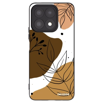 Picasee Honor X8a Hülle - Schwarzes Silikon - Boho style