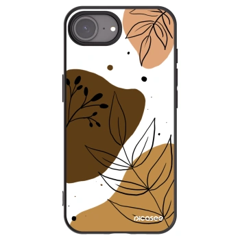 Picasee Apple iPhone 16e Hülle - Schwarzes Silikon - Boho style