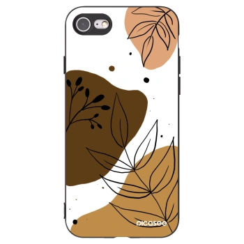 Picasee Apple iPhone SE 2020 Hülle - Schwarzes Silikon - Boho style