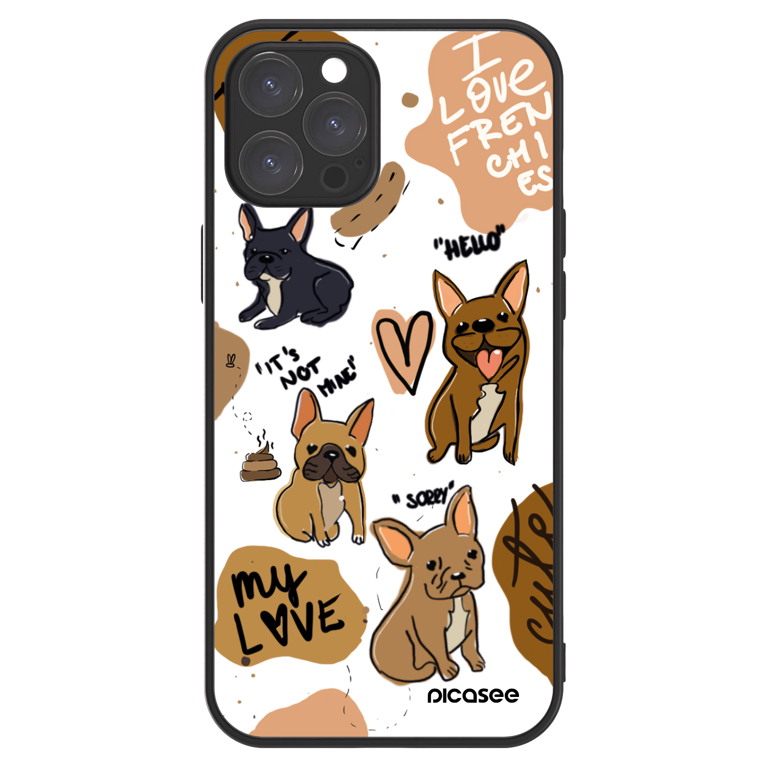 Picasee ULTIMATE CASE für Apple iPhone 12 Pro Max - Frenchies