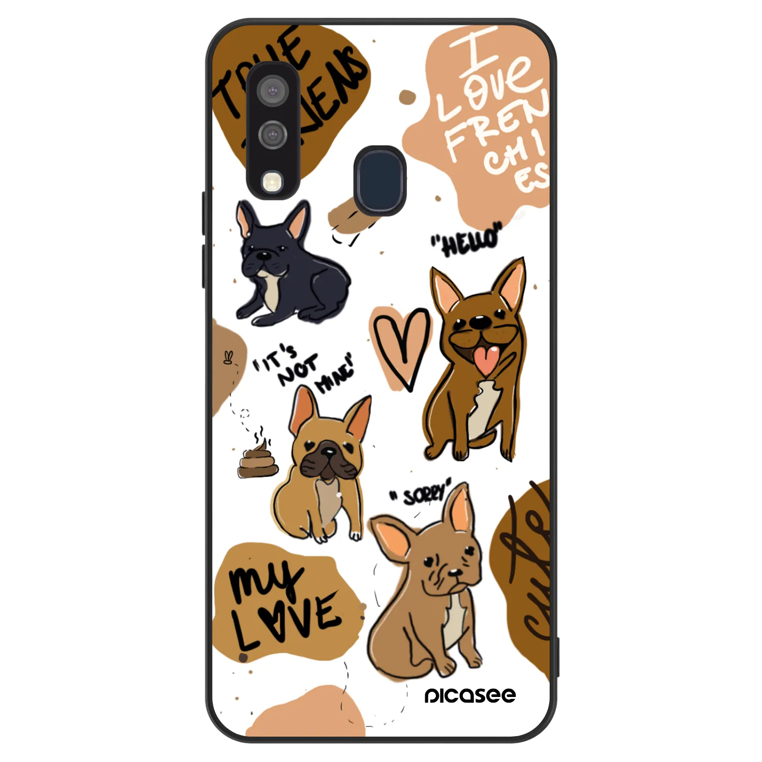 Picasee ULTIMATE CASE für Samsung Galaxy A40 A405F - Frenchies