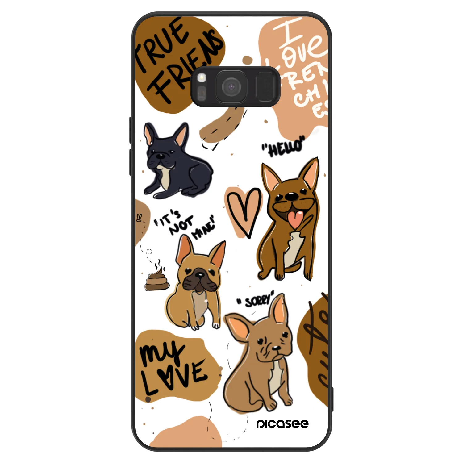 Picasee ULTIMATE CASE für Samsung Galaxy S8 G950F - Frenchies