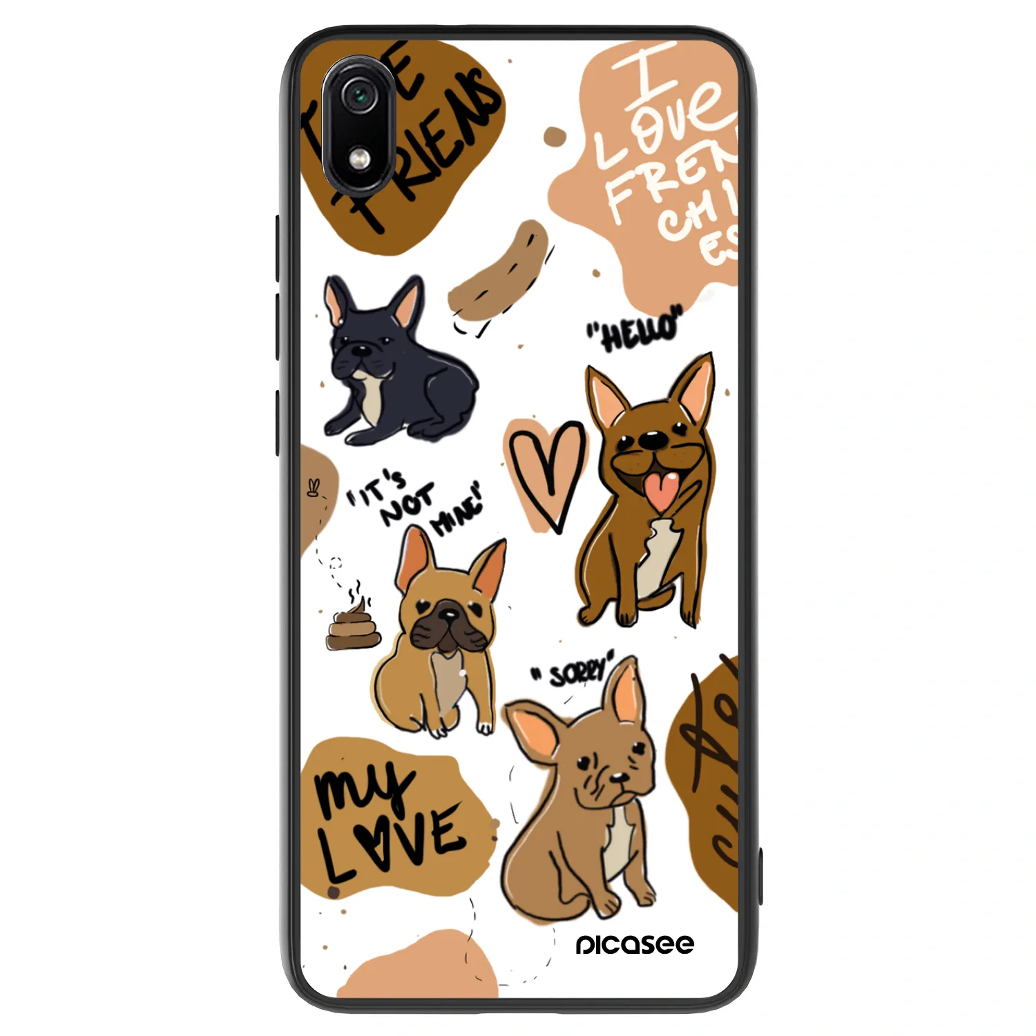 Picasee ULTIMATE CASE für Xiaomi Redmi 7A - Frenchies