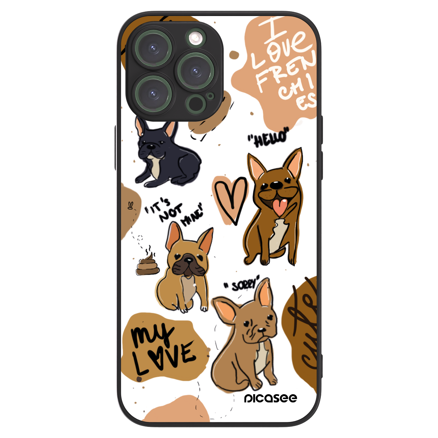 Picasee ULTIMATE CASE für Apple iPhone 13 Pro Max - Frenchies
