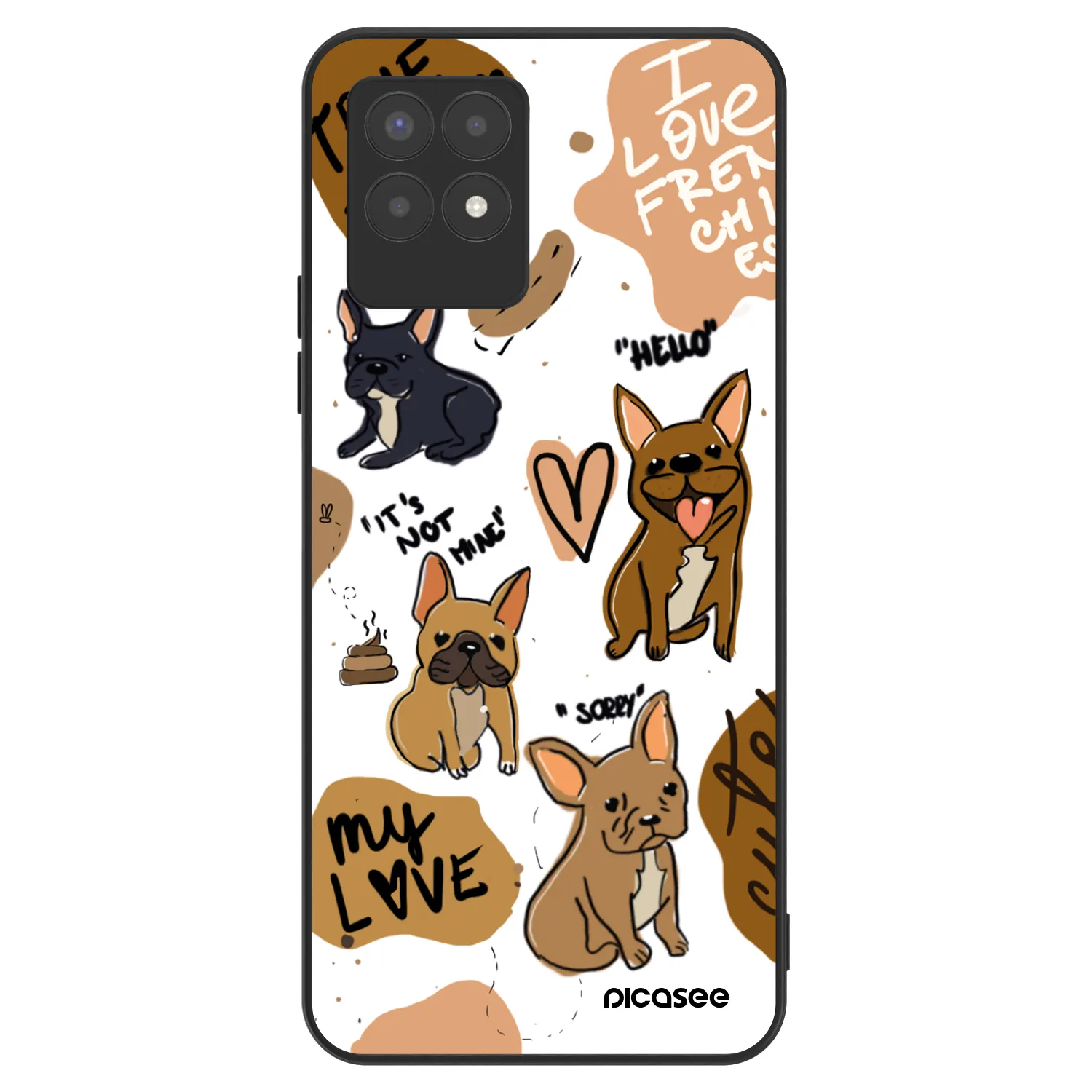 Picasee ULTIMATE CASE für Realme 8i - Frenchies