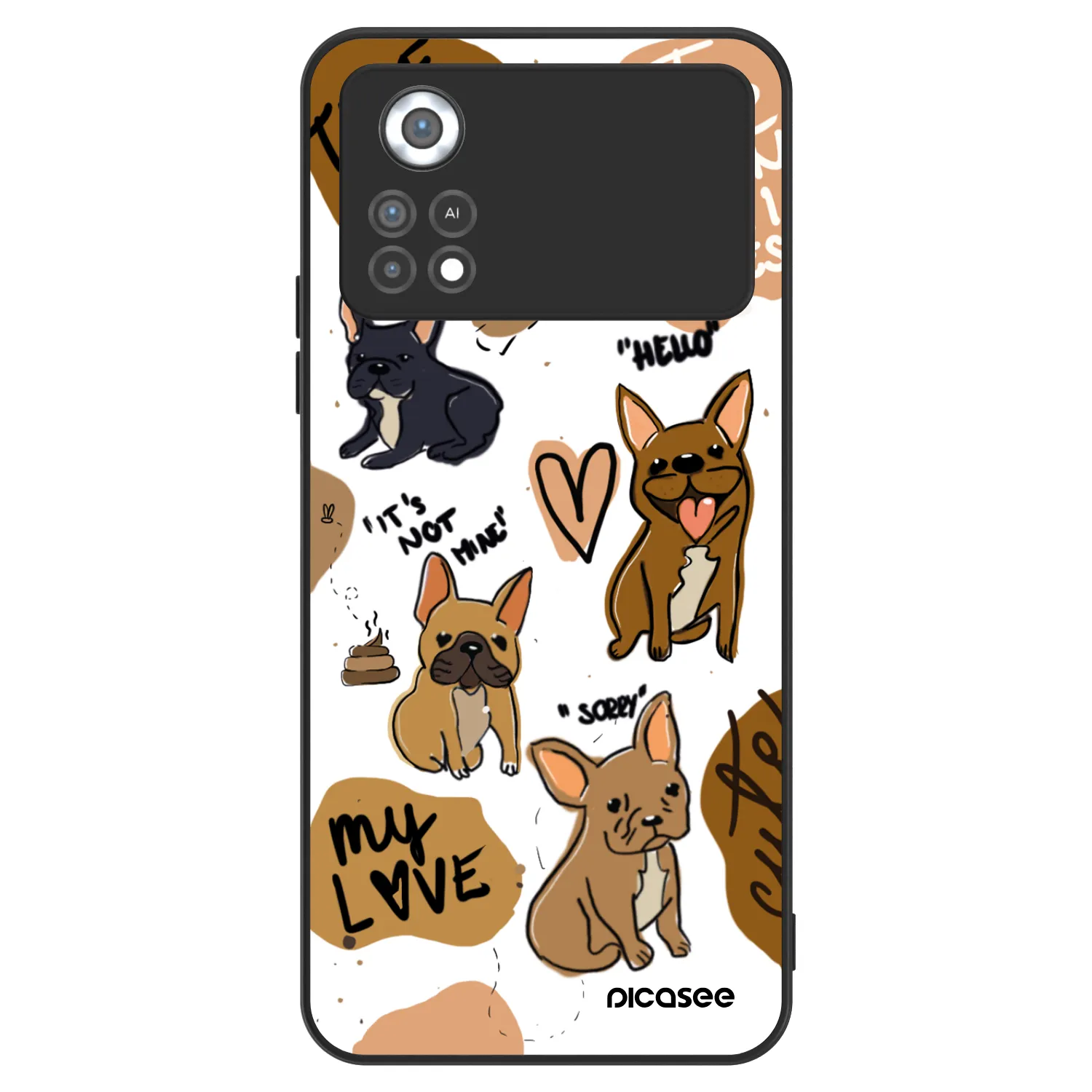 Picasee ULTIMATE CASE für Xiaomi Poco X4 Pro 5G - Frenchies