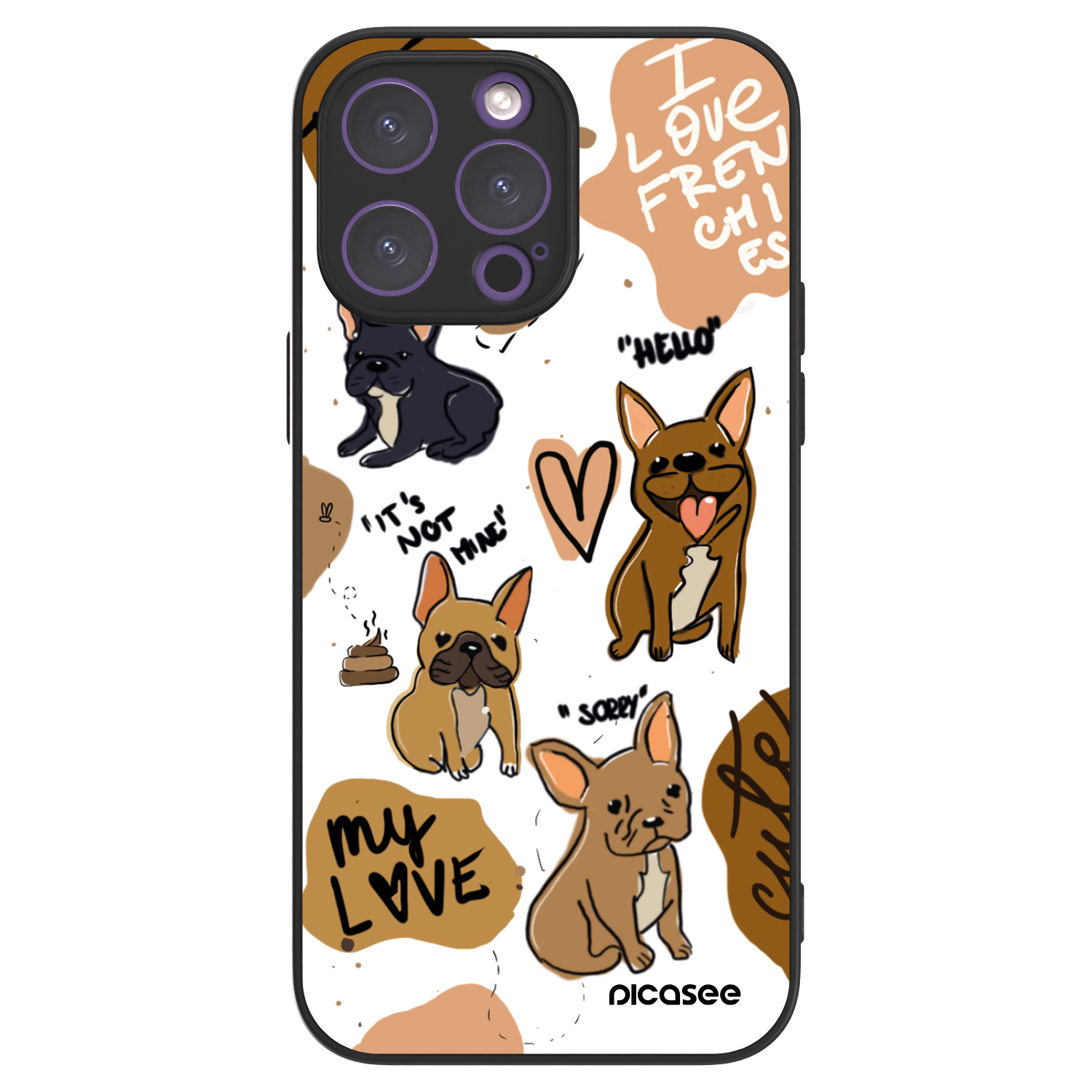 Picasee ULTIMATE CASE für Apple iPhone 14 Pro Max - Frenchies