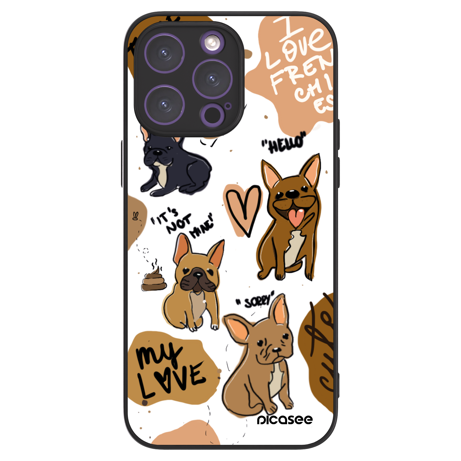 Picasee ULTIMATE CASE MagSafe für Apple iPhone 14 Pro Max - Frenchies