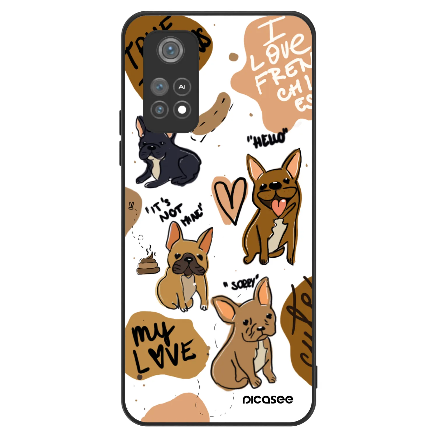 Picasee ULTIMATE CASE für Xiaomi Poco M4 Pro - Frenchies