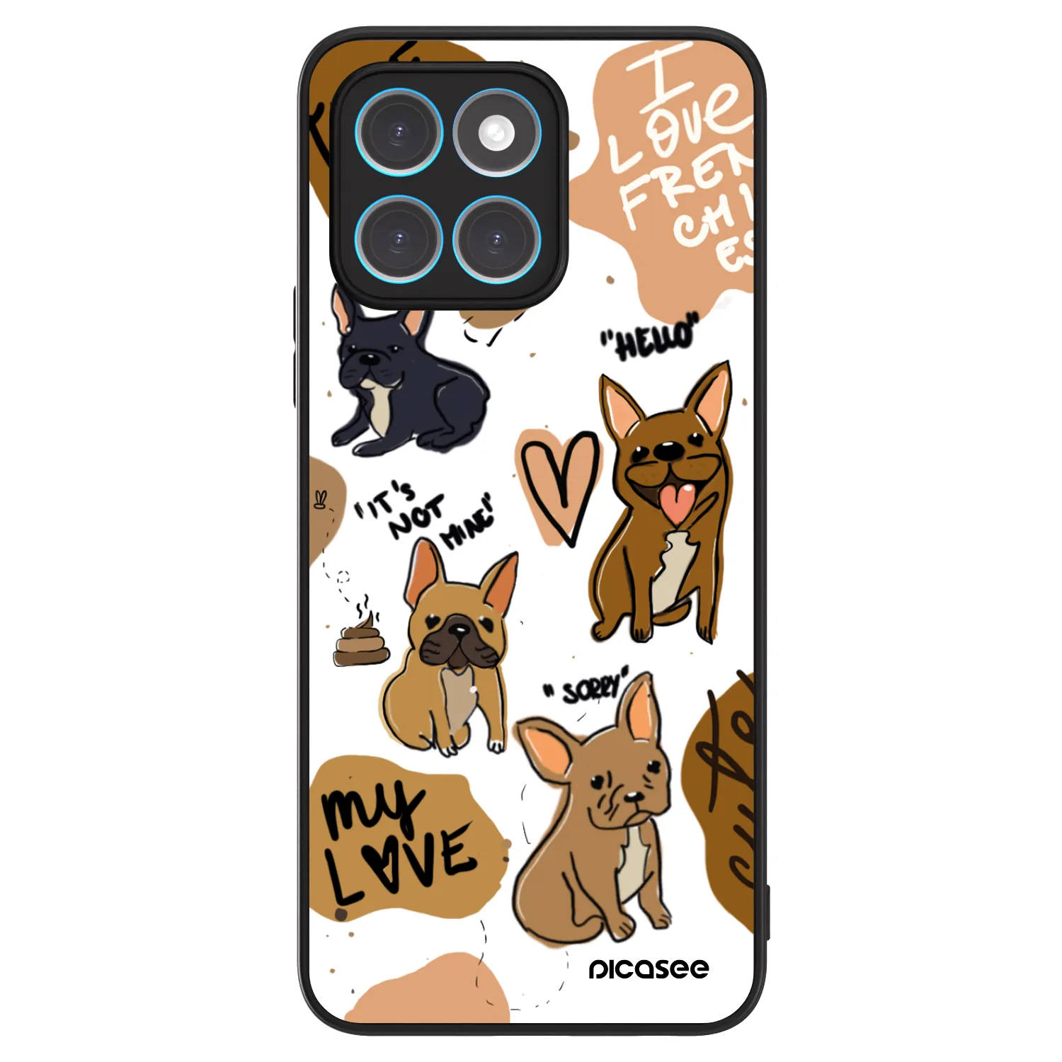 Picasee ULTIMATE CASE für Honor X8 5G - Frenchies