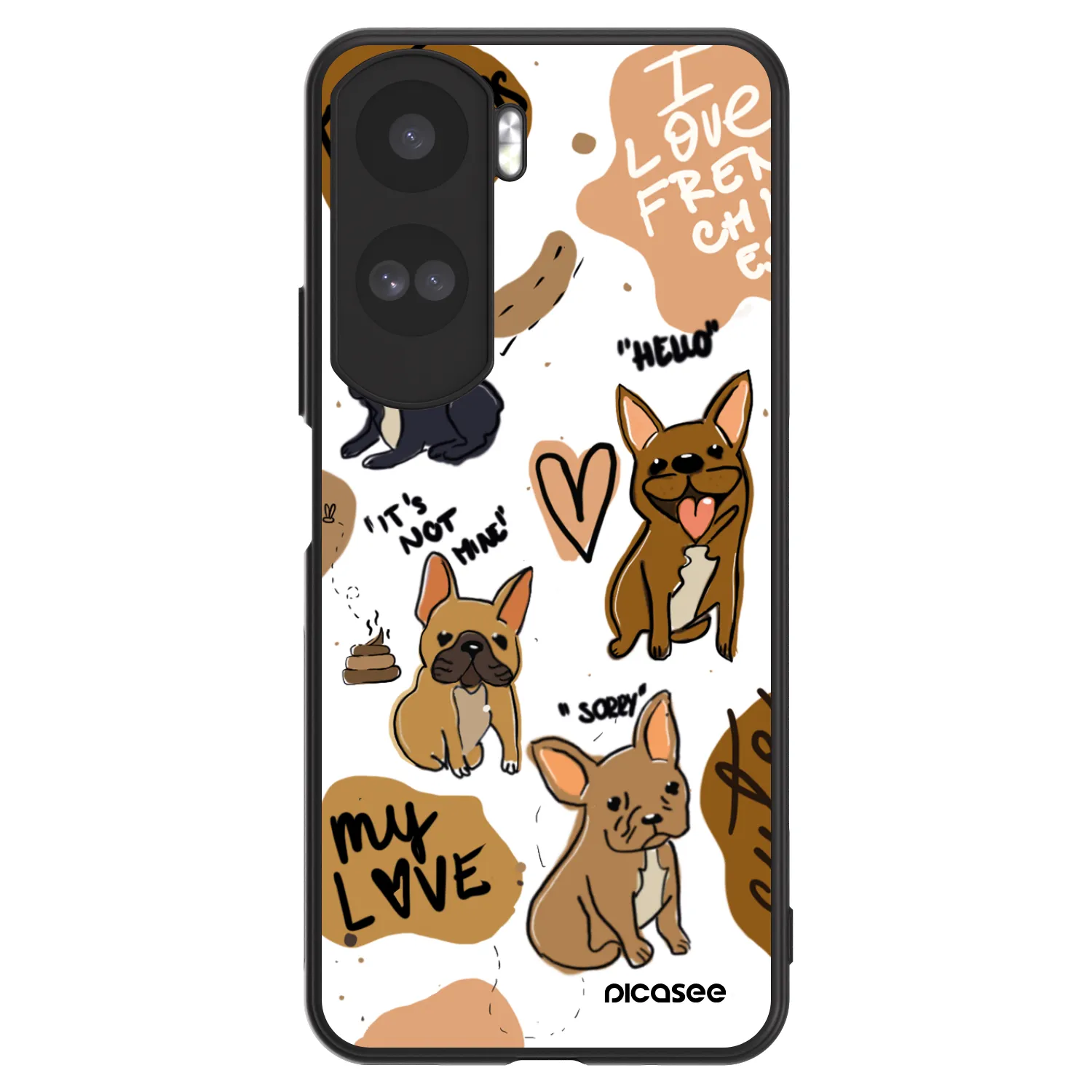 Picasee ULTIMATE CASE für Honor 90 Lite 5G - Frenchies