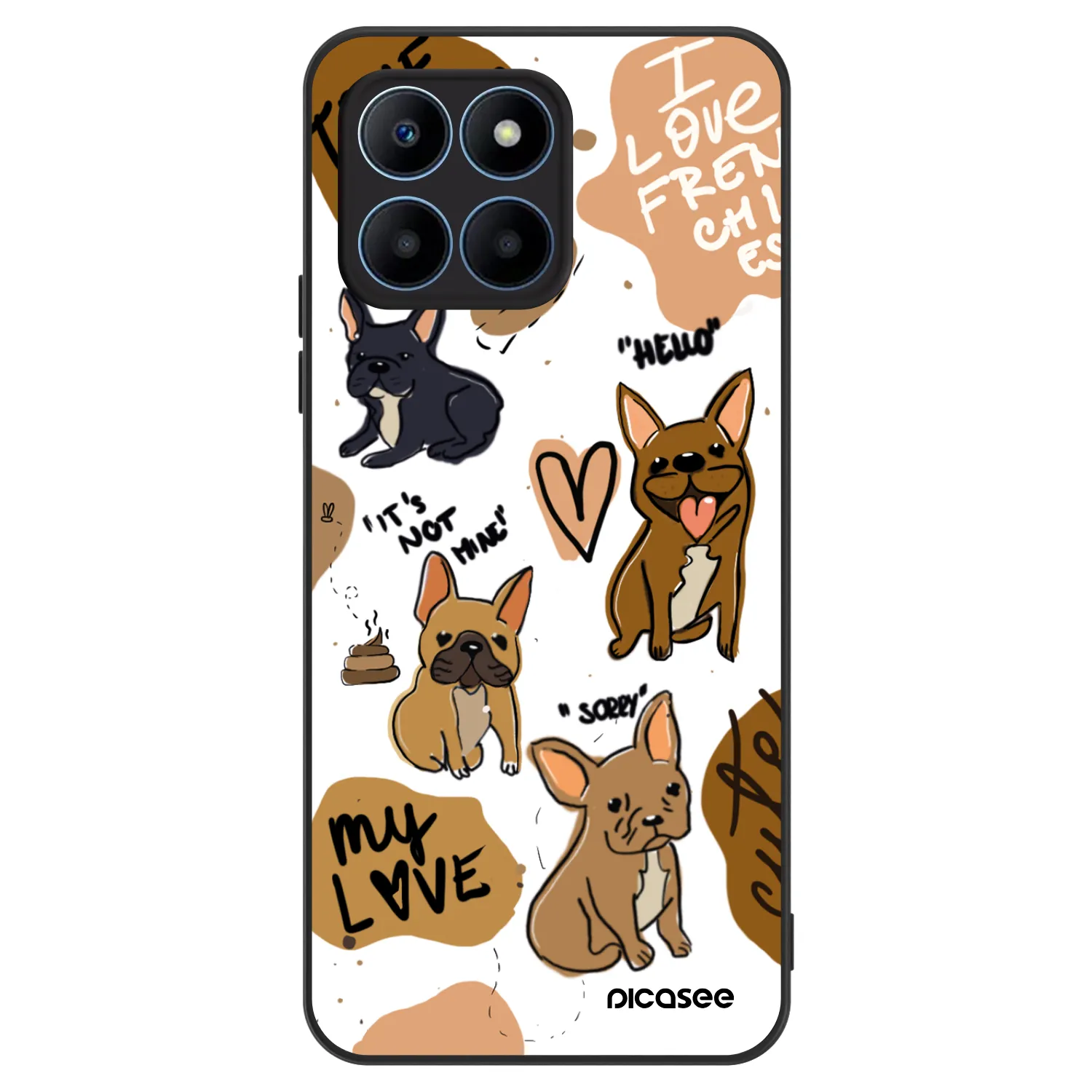 Picasee ULTIMATE CASE für Honor 70 Lite - Frenchies