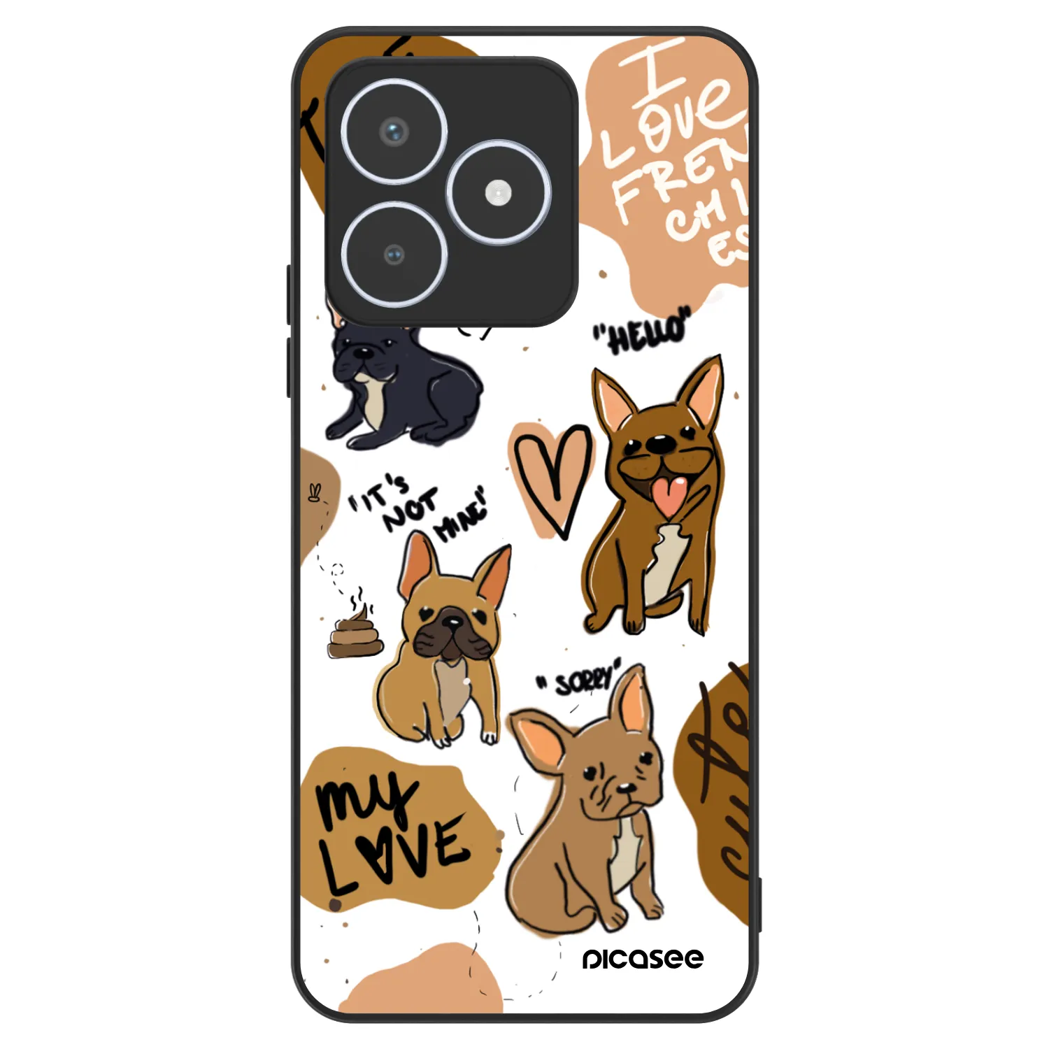 Picasee ULTIMATE CASE für Realme C53 - Frenchies