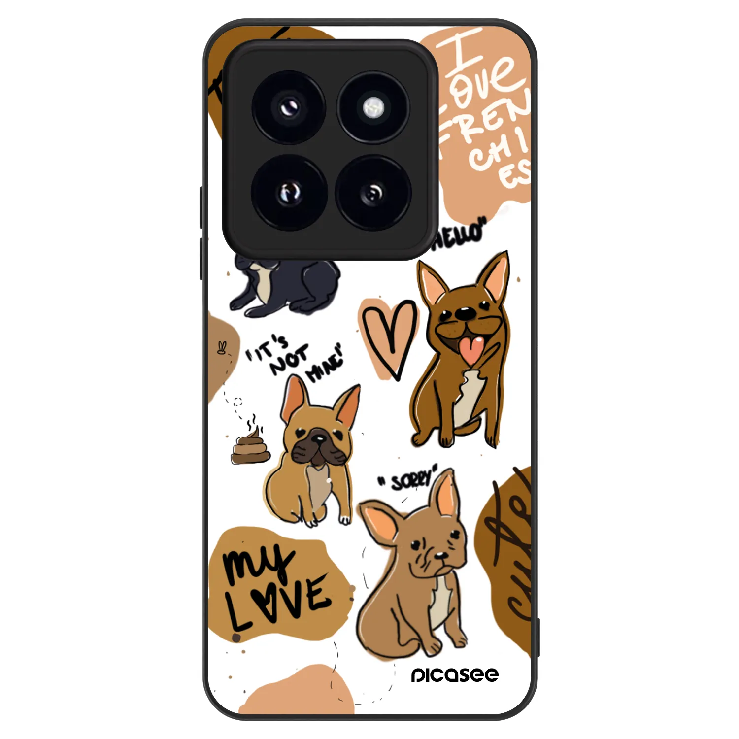Picasee ULTIMATE CASE für Xiaomi 14 Pro - Frenchies