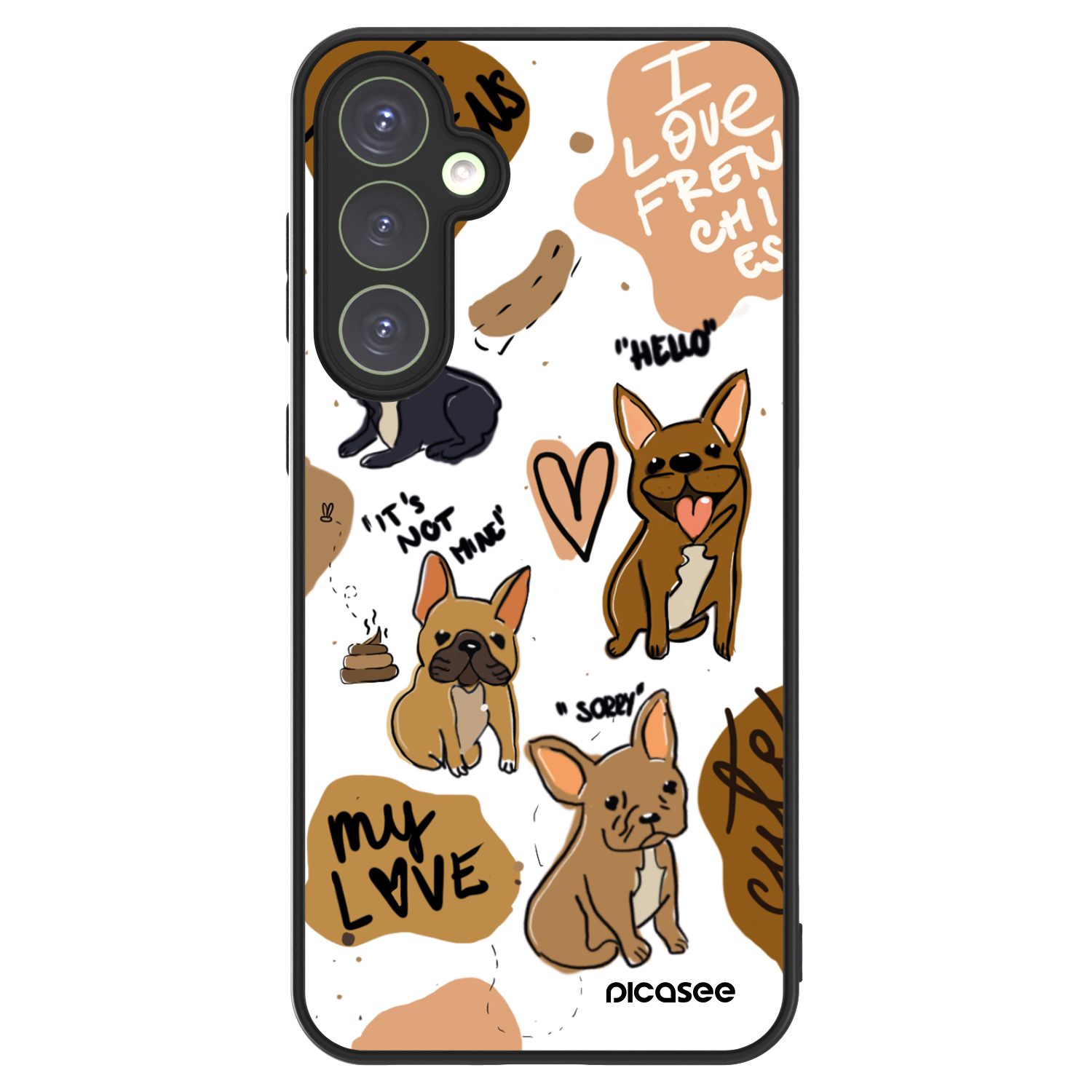 Picasee ULTIMATE CASE für Samsung Galaxy S23 FE S711B - Frenchies