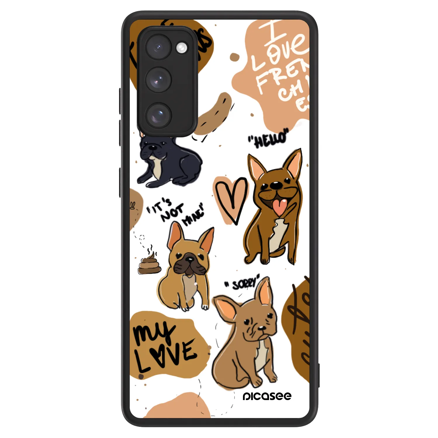 Picasee ULTIMATE CASE PowerShare für Samsung Galaxy S20 FE - Frenchies