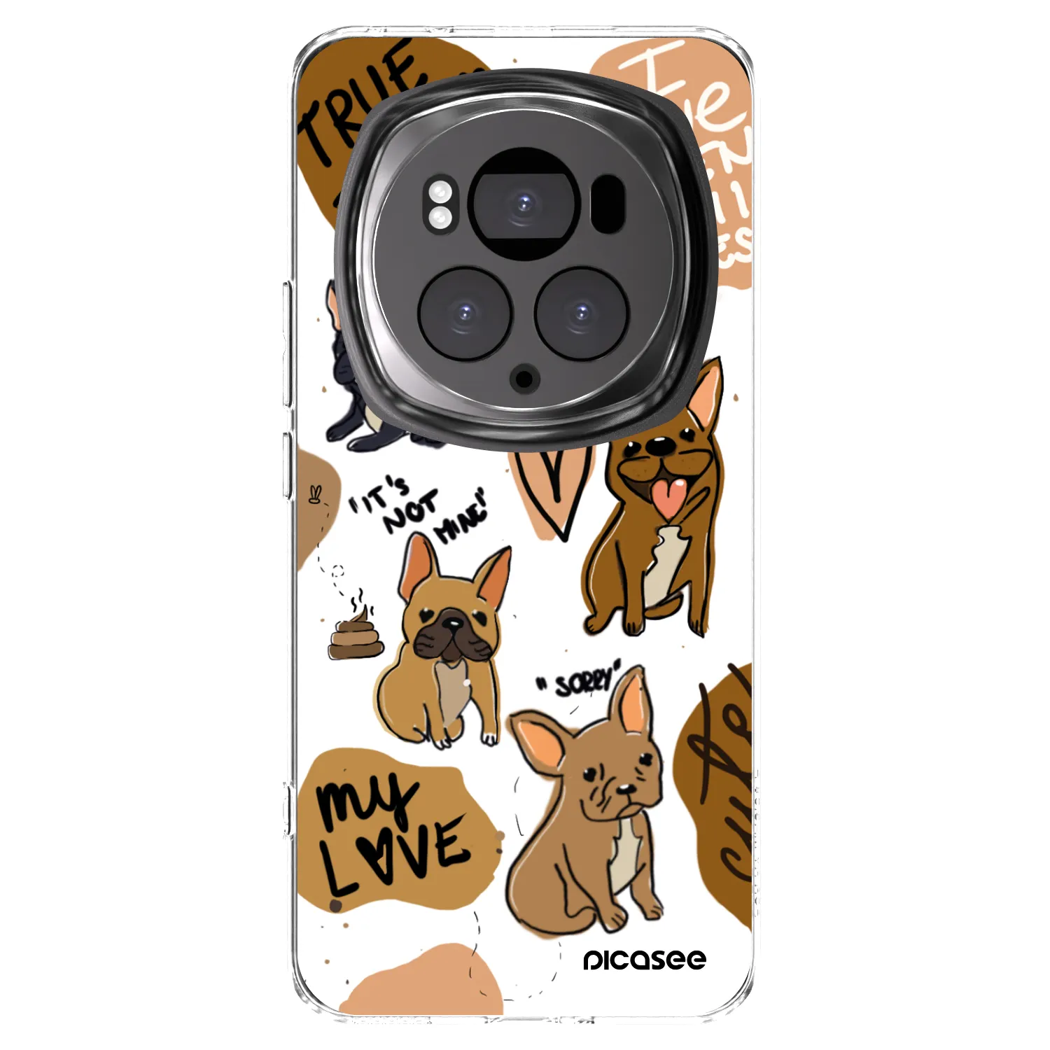 Picasee Honor Magic6 Pro Hülle - Transparentes Silikon - Frenchies