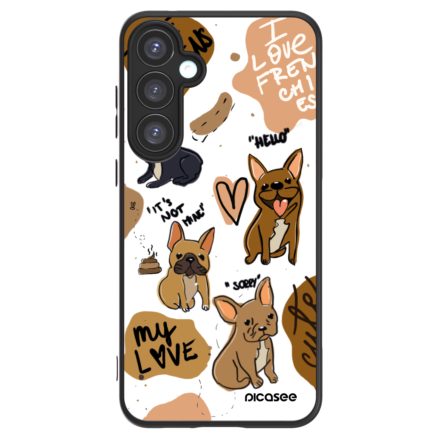 Picasee ULTIMATE CASE für Samsung Galaxy A55 5G A556B - Frenchies