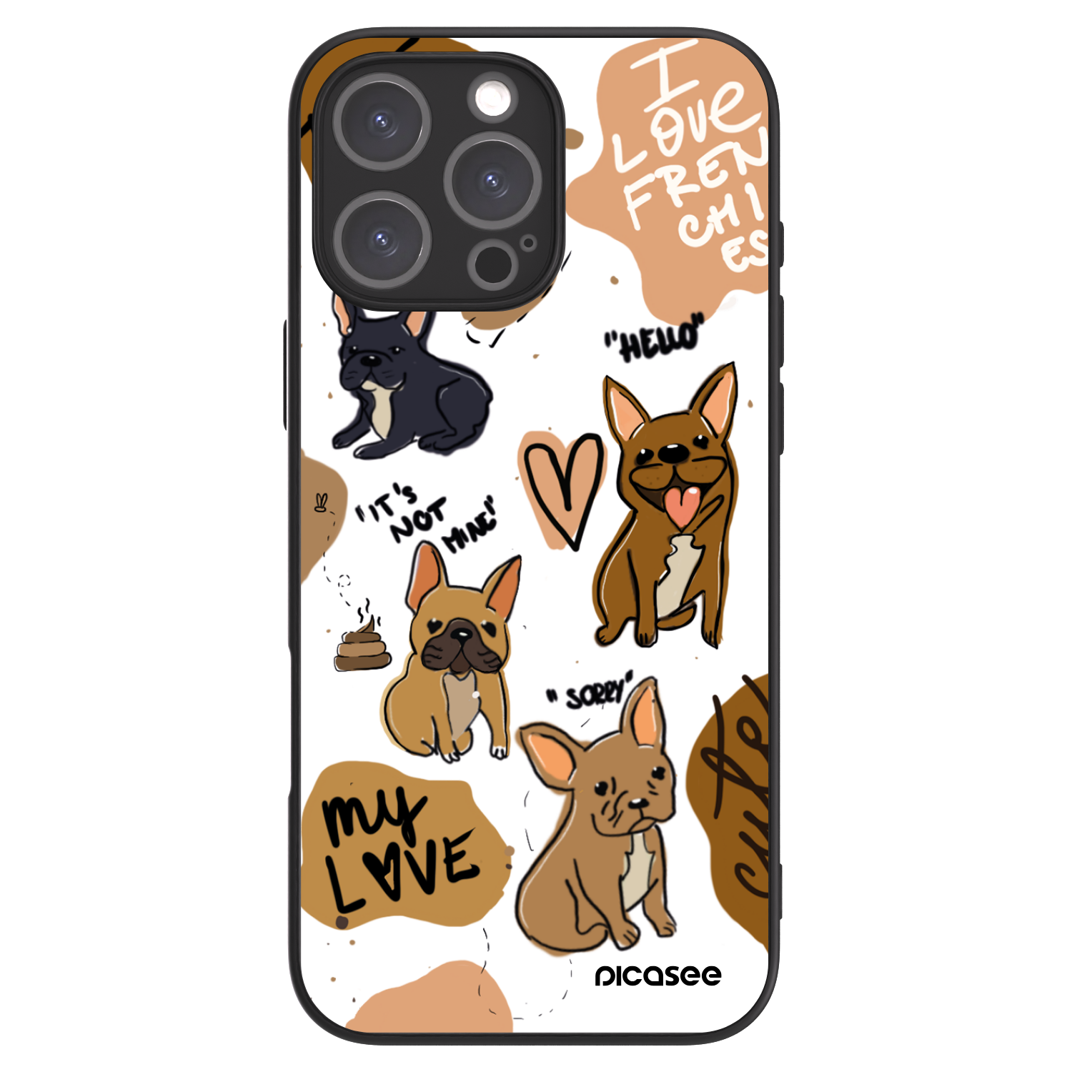 Picasee ULTIMATE CASE für Apple iPhone 16 Pro Max - Frenchies