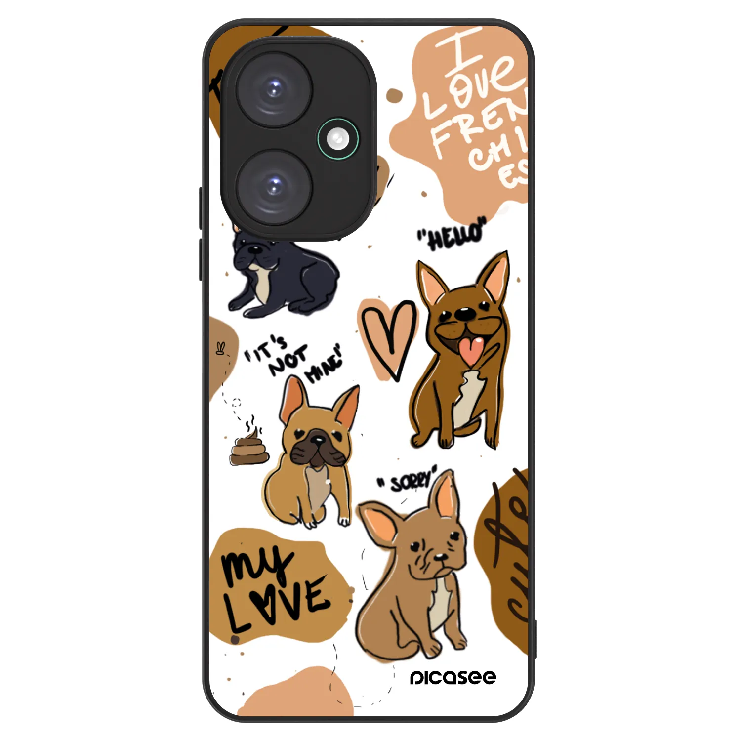 Picasee ULTIMATE CASE für Xiaomi Redmi 13C 5G - Frenchies